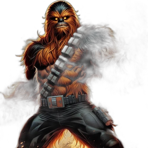 concept art, comic book art, fantasy art, photorealistic transparent PNG cut-out