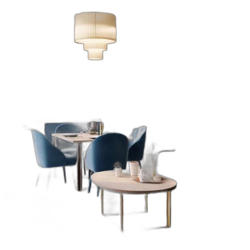 furniture, 3d render, concept art, earth tones transparent PNG cut-out