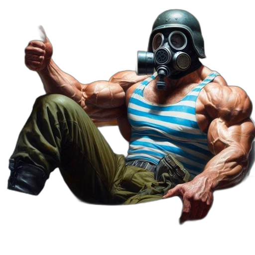 mask, robot, comic book art, concept art transparent PNG cut-out