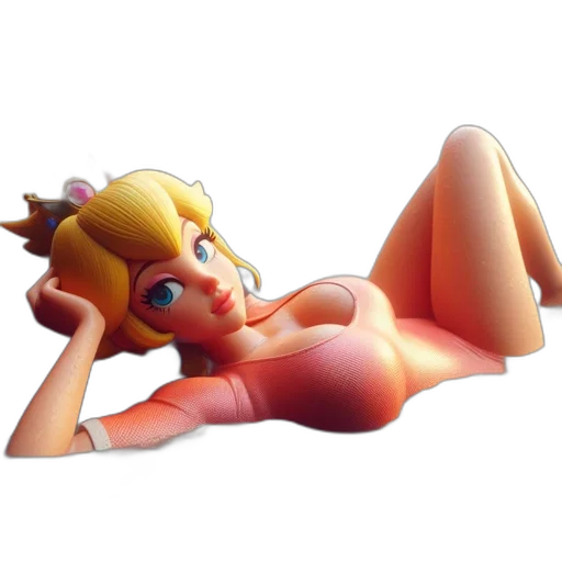 crown, dress, 3d render, concept art transparent PNG cut-out