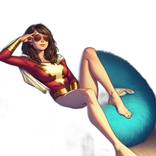 comic book art, concept art, cartoon, fantasy art transparent PNG cut-out