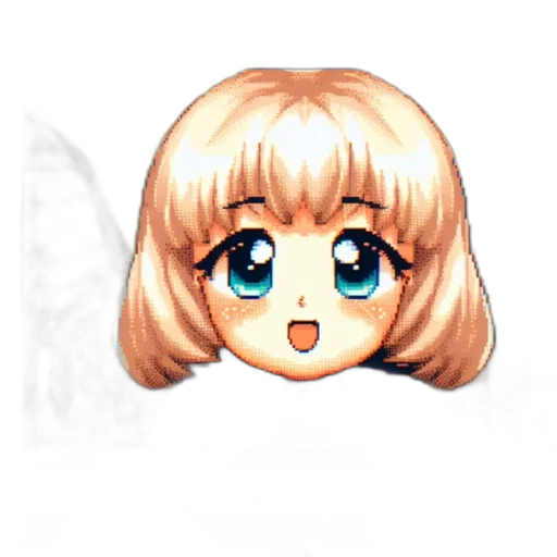 hair, face, staff, robot transparent PNG cut-out