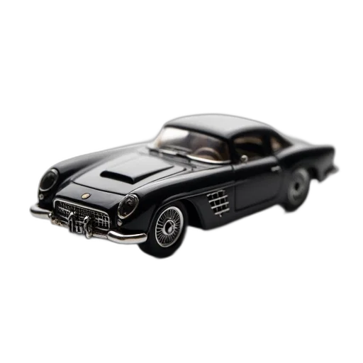 car, 3d render, black, toy transparent PNG cut-out
