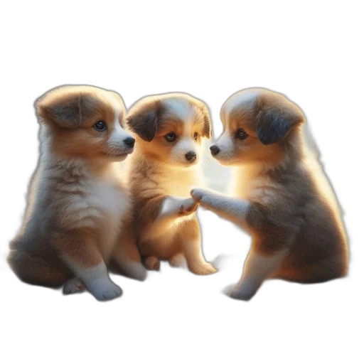 animal, 3d render, photorealistic, oil painting transparent PNG cut-out