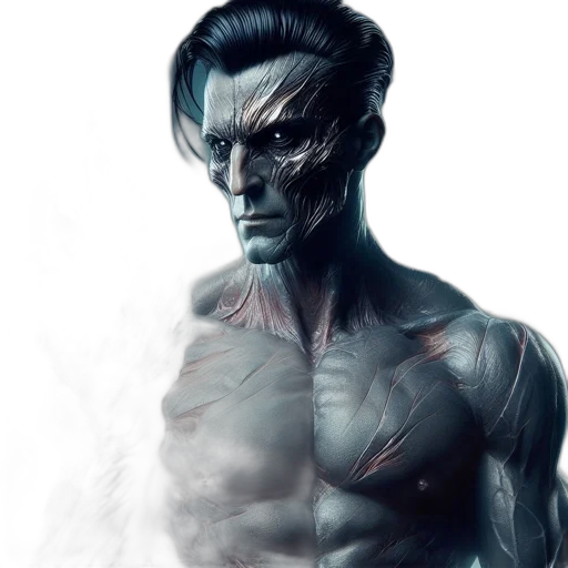 face, creature, concept art, fantasy art transparent PNG cut-out