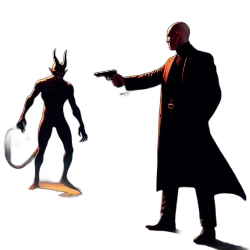 staff, mask, weapon, creature transparent PNG cut-out