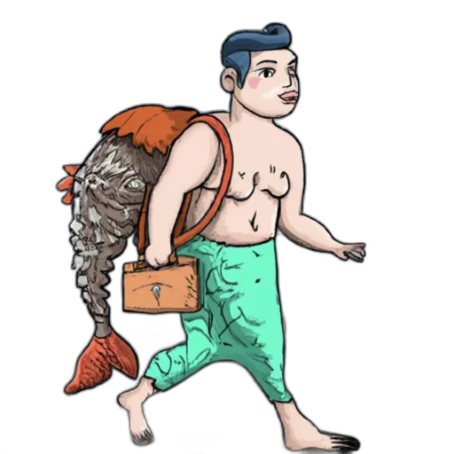 cartoon, concept art, pixel art, 3d render transparent PNG cut-out