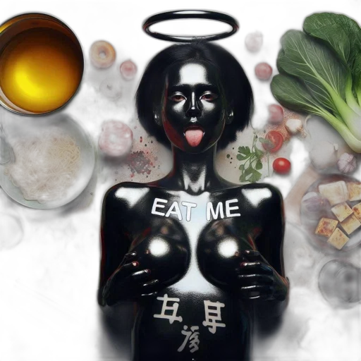 food, photorealistic, concept art, anthropomorphic transparent PNG cut-out