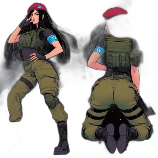 weapon, jacket, concept art, comic book art transparent PNG cut-out