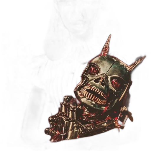 mask, robot, face, weapon transparent PNG cut-out