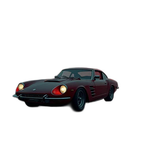 car, animal, 3d render, photorealistic transparent PNG cut-out