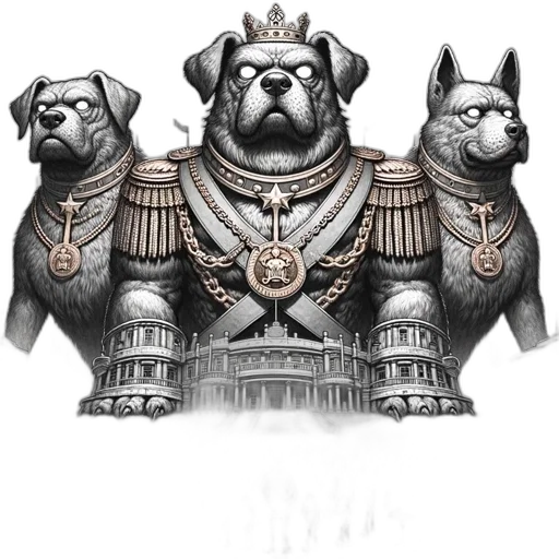 crown, animal, staff, concept art transparent PNG cut-out
