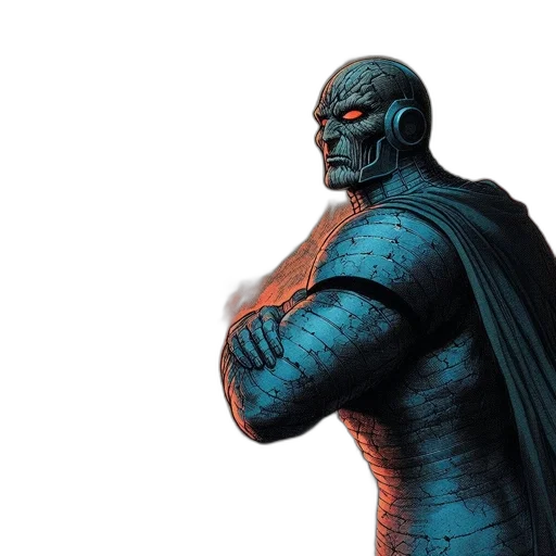 comic book art, concept art, dark, figure transparent PNG cut-out