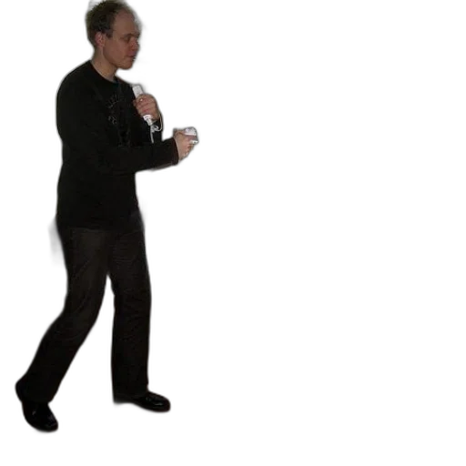 staff, robot, jacket, shoes transparent PNG cut-out