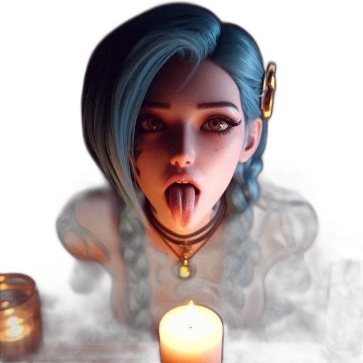face, staff, jewelry, fantasy art transparent PNG cut-out