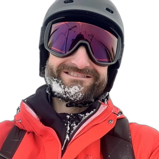 face, jacket, man, wears transparent PNG cut-out