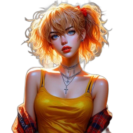 dress, face, fantasy art, concept art transparent PNG cut-out