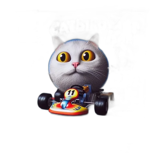 car, robot, animal, photorealistic transparent PNG cut-out