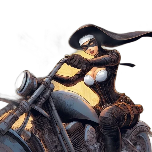 comic book art, concept art, fantasy art, photorealistic transparent PNG cut-out