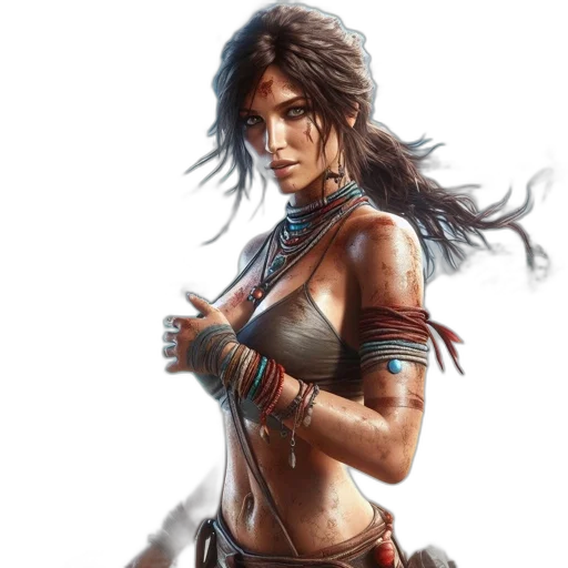fantasy art, concept art, comic book art, photorealistic transparent PNG cut-out