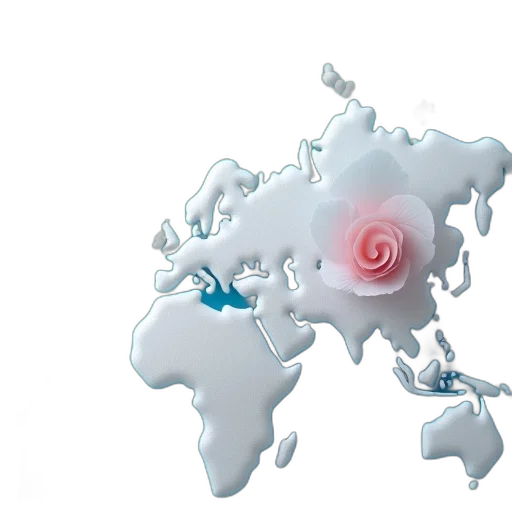 3d render, global, inflottiment, treatment transparent PNG cut-out
