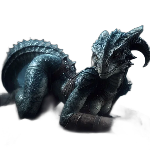 dragon, creature, animal, weapon transparent PNG cut-out