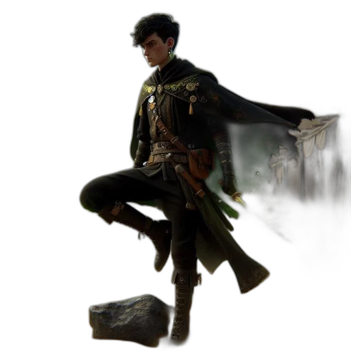 dragon, sword, jacket, weapon transparent PNG cut-out