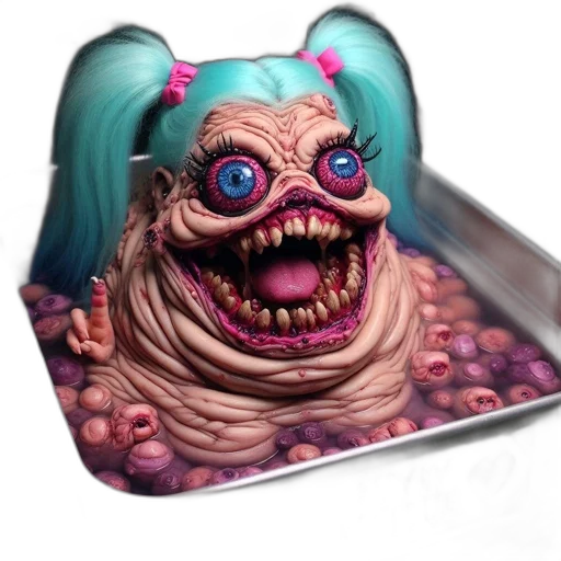 creature, mask, food, face transparent PNG cut-out