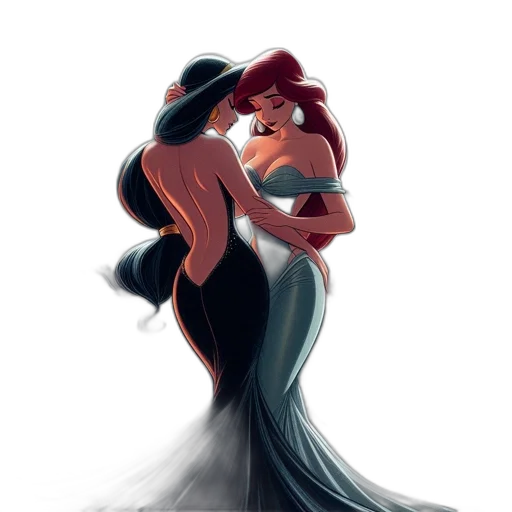 dress, crown, concept art, fantasy art transparent PNG cut-out