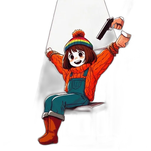staff, weapon, sword, jacket transparent PNG cut-out
