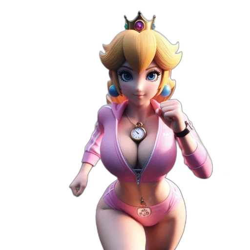 dress, crown, 3d render, concept art transparent PNG cut-out