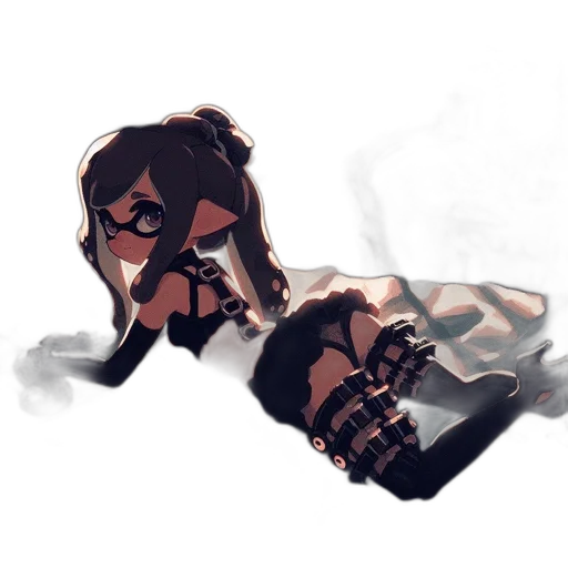 weapon, mask, staff, dress transparent PNG cut-out
