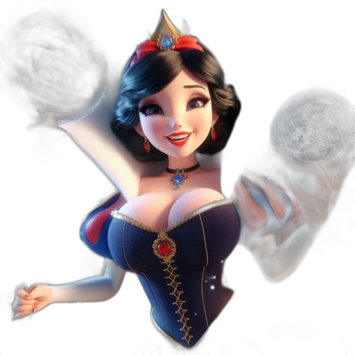 staff, dress, crown, fantasy art transparent PNG cut-out