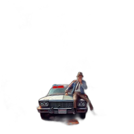 car, jacket, weapon, robot transparent PNG cut-out