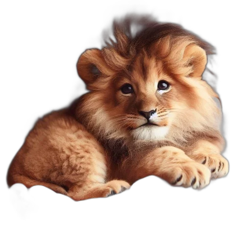 animal, crown, hair, creature transparent PNG cut-out