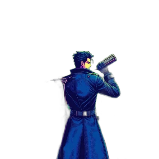 staff, sword, weapon, jacket transparent PNG cut-out