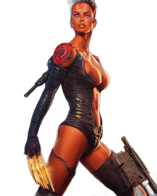 weapon, jacket, staff, dress transparent PNG cut-out