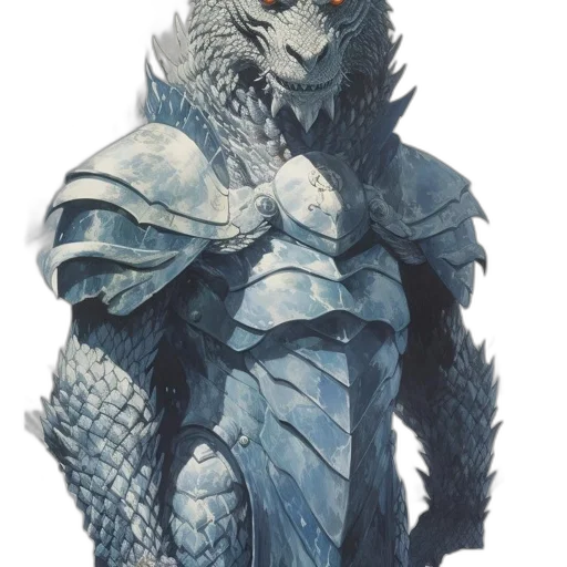 dragon, sword, creature, mask transparent PNG cut-out