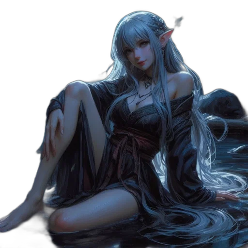 dress, dragon, creature, fantasy art transparent PNG cut-out