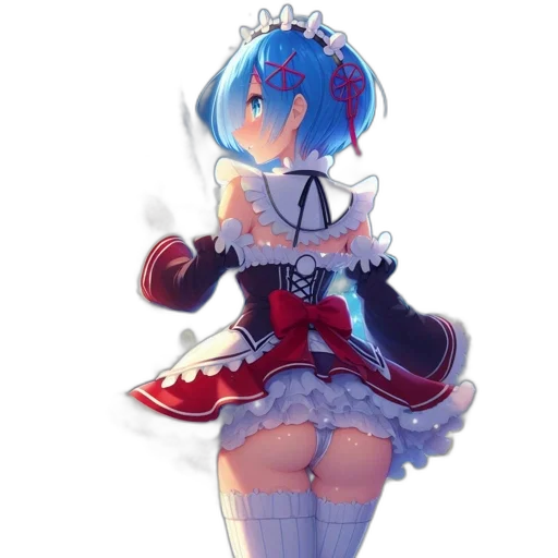 dress, robot, staff, weapon transparent PNG cut-out