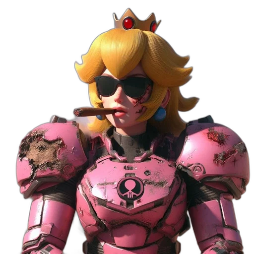 crown, weapon, robot, mask transparent PNG cut-out