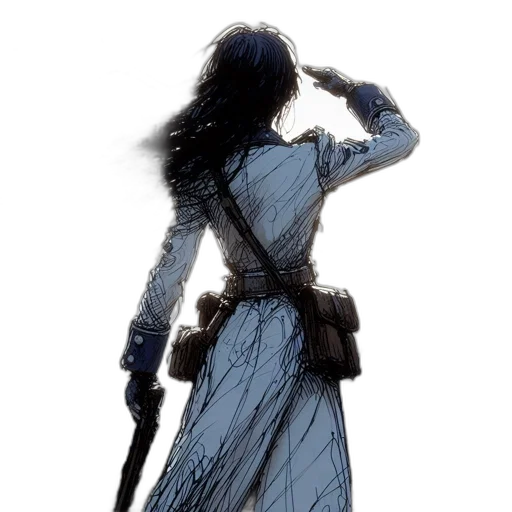 sword, weapon, staff, dress transparent PNG cut-out