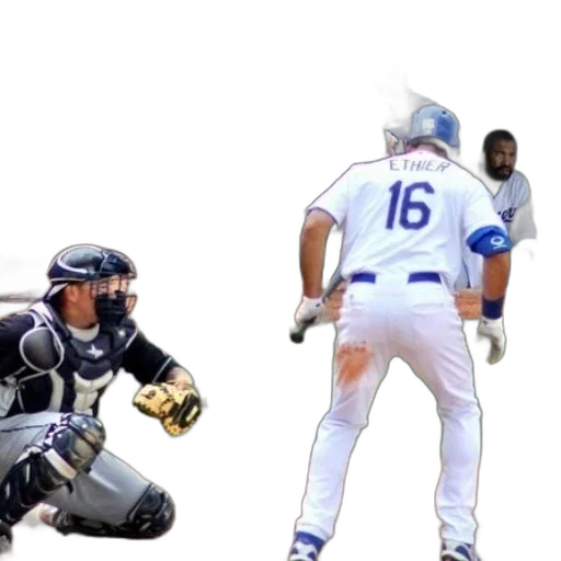 baseball, player, number, his transparent PNG cut-out
