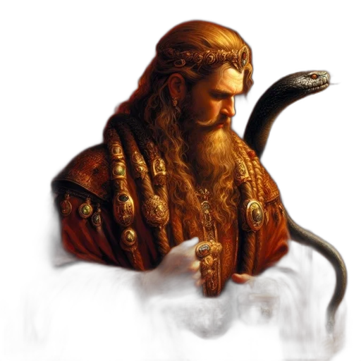 dragon, staff, hair, fantasy art transparent PNG cut-out