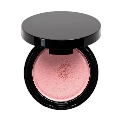 compact, powder, black, lid transparent PNG cut-out