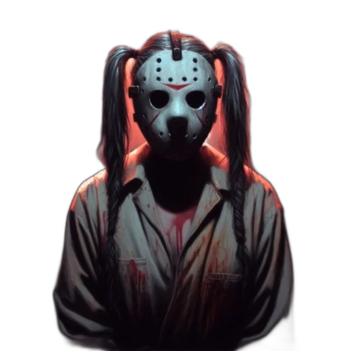 mask, jacket, creature, face transparent PNG cut-out