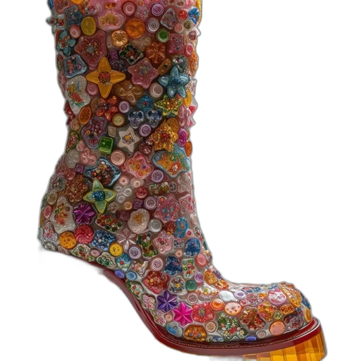 shoes, detailed, vibrant, boot transparent PNG cut-out