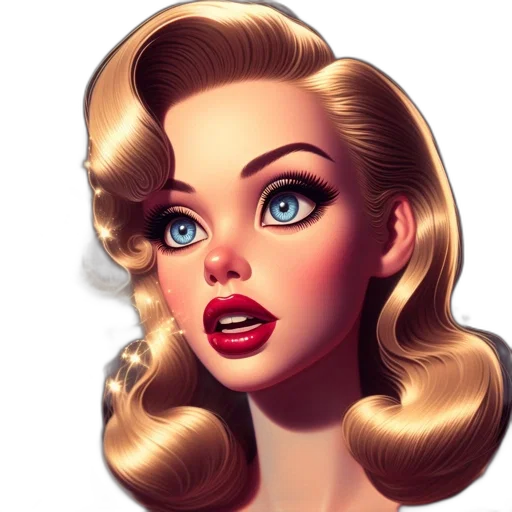 face, cartoon, photorealistic, comic book art transparent PNG cut-out