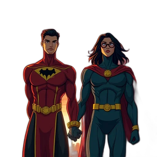 comic book art, concept art, cartoon, fantasy art transparent PNG cut-out