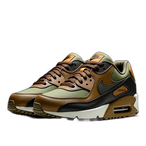 shoes, earth tones, nike, air transparent PNG cut-out